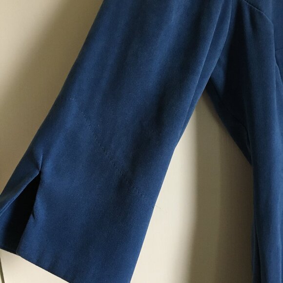 Vintage 90s Garage Soft Faux Suede Long Button Down Dress - Picture 7 of 16